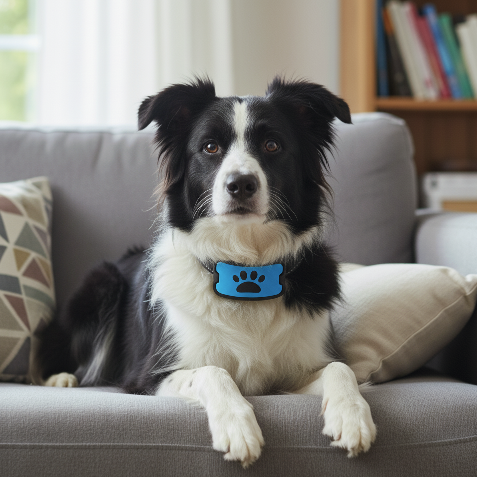 Funkel-Anti-Bell Halsband   Schmerzfreie Lösung gegen lästiges Bellen