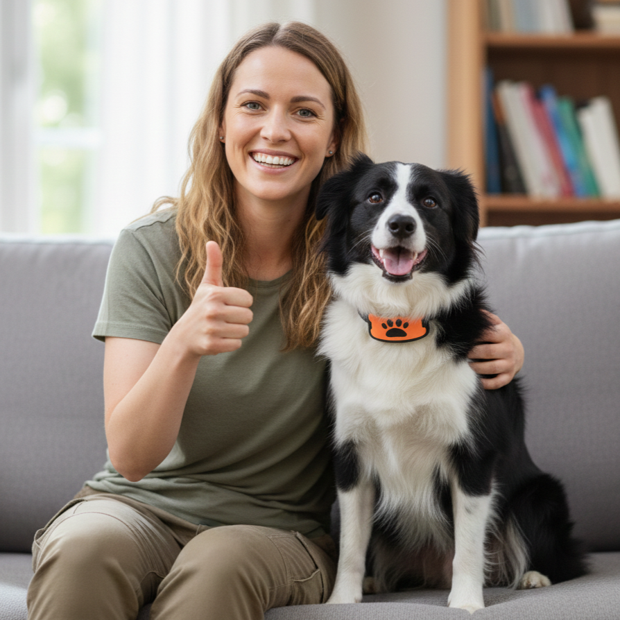Funkel-Anti-Bell Halsband   Schmerzfreie Lösung gegen lästiges Bellen