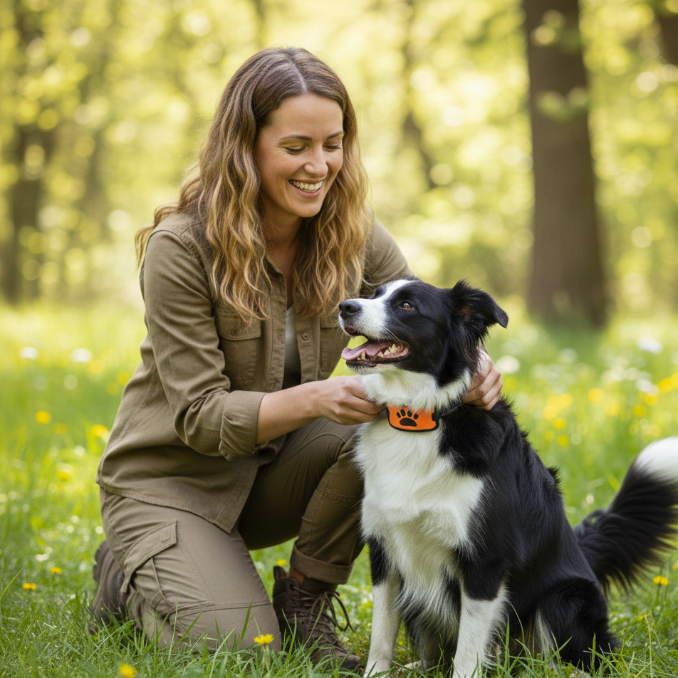 Funkel-Anti-Bell Halsband   Schmerzfreie Lösung gegen lästiges Bellen
