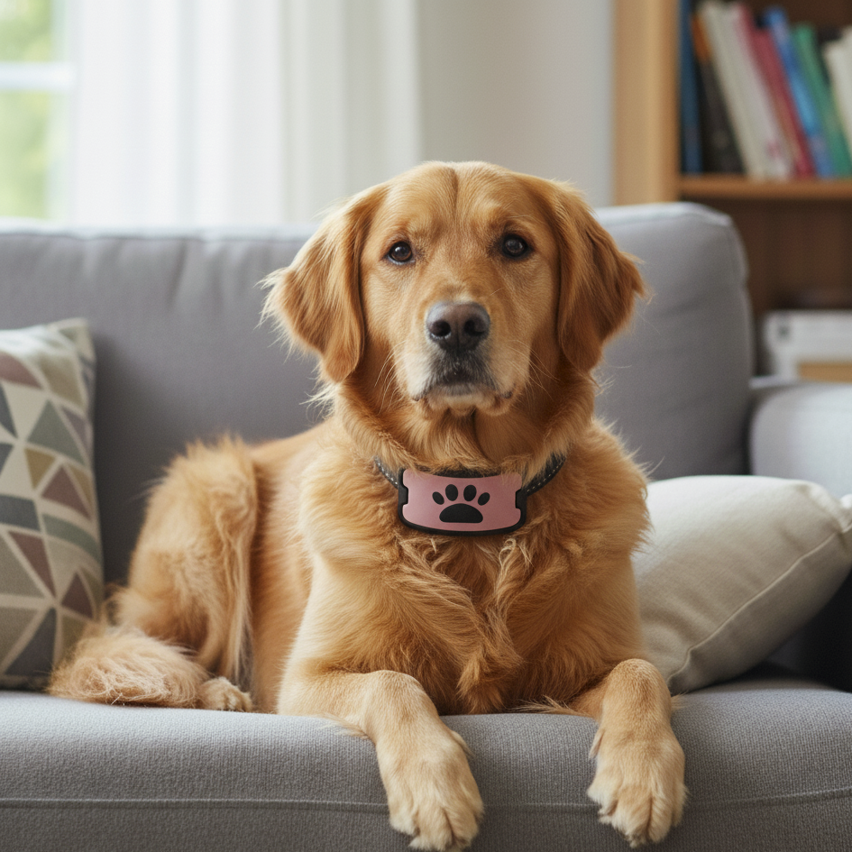 Funkel-Anti-Bell Halsband   Schmerzfreie Lösung gegen lästiges Bellen